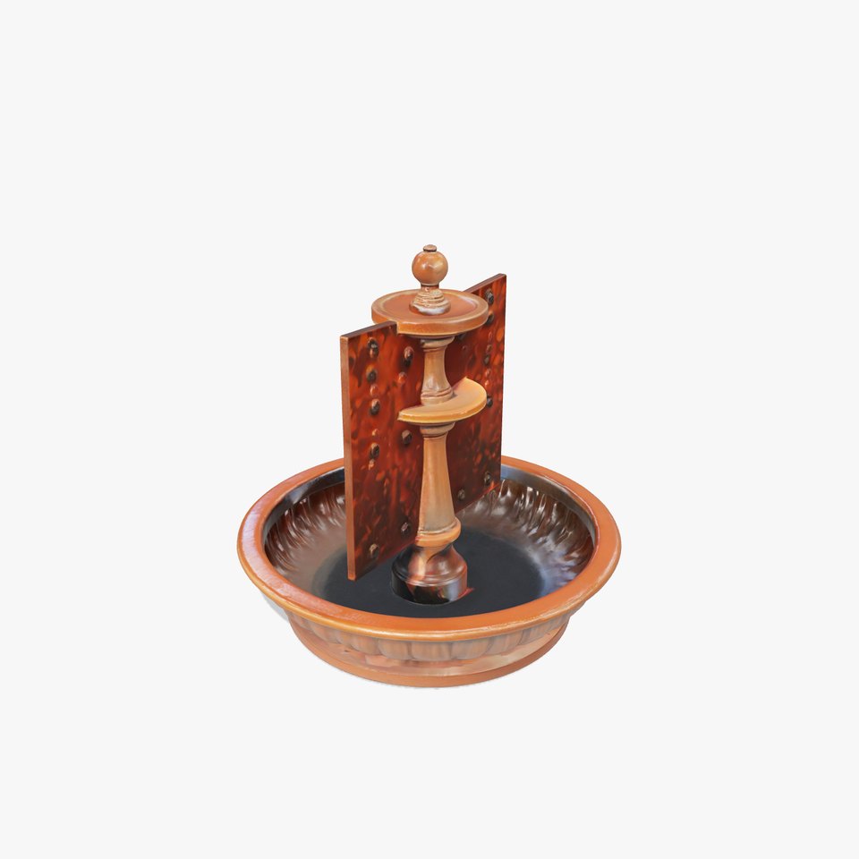 Rustic Industrial Fountain Model Pack